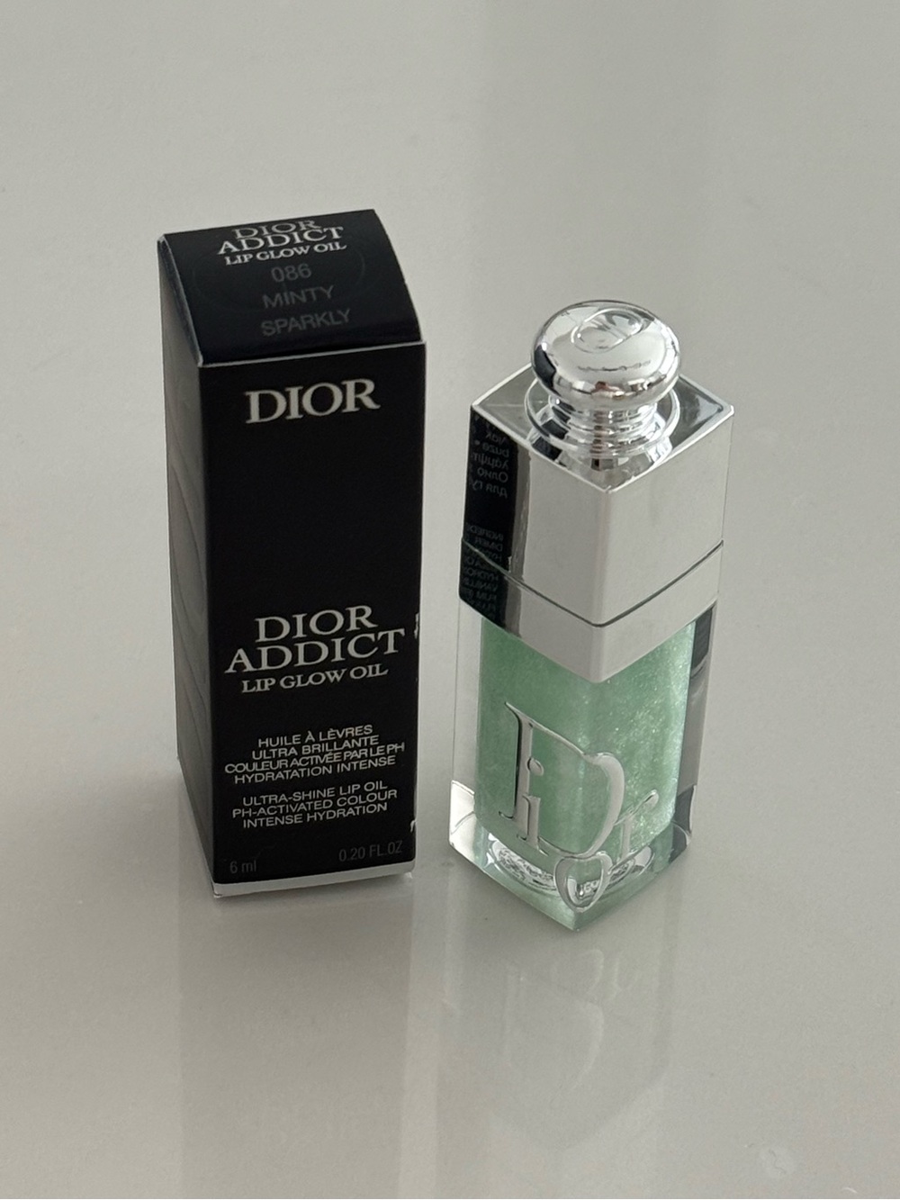 Dior Addict Lip Glow Oil Glitter Lipgloss - 086 Minty Sparkly ✨